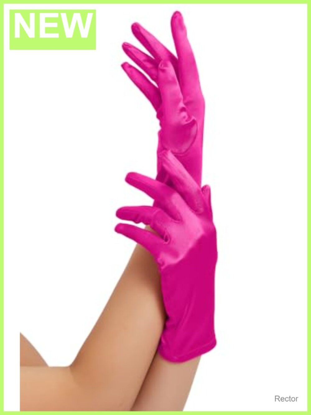 Women's Short Satin Gloves Wrist Length Dress Gloves Prom Party